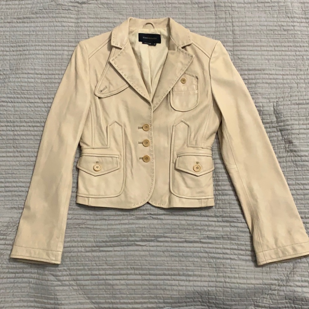 BCBG Genuine Leather Jacket
